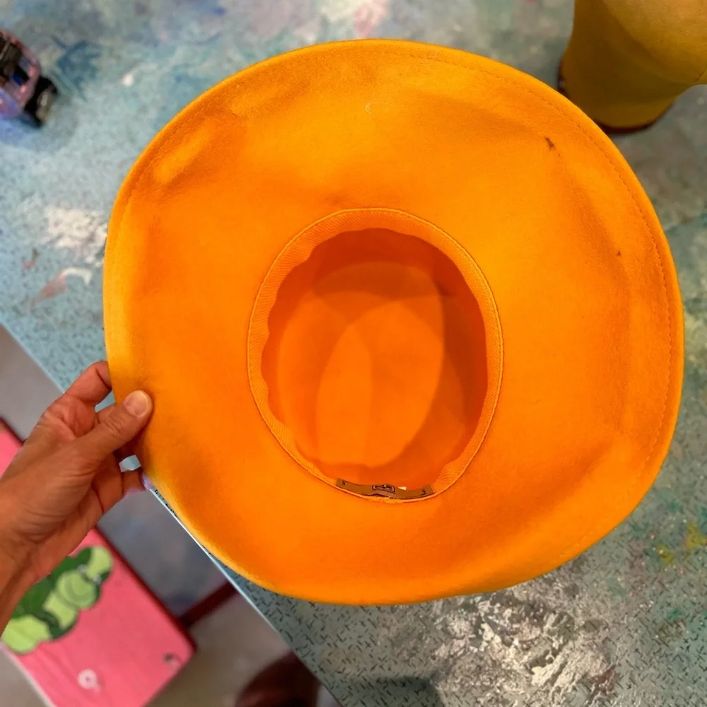 Golden Yellow Fancy Hat